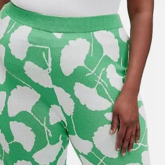 Diane Von Furstenberg X Target Ginkgo Green Sweater Pants NWT - Picture 2 of 5